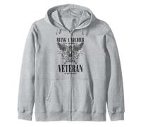 Ser una elección de soldado Ser veterano es un honor Sudadera con Capucha