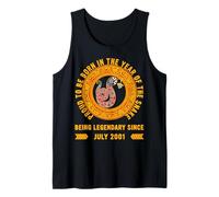 Ser una serpiente legendaria desde julio de 2001 Divertido cumpleaños número 24 Camiseta sin Mangas