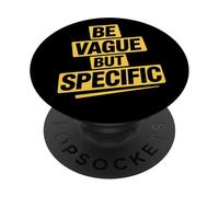 Ser vago pero específico divertido sarcasmo irónico humor adulto PopSockets PopGrip Adhesivo