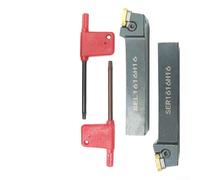 SER1616H16 - Soporte para herramientas de torno CNC con inserciones de carburo, juego de herramientas de torneado indexables de 5/8 pulgadas para enhebrar y enfrentar, incluye 16ER AG60 y 16IR