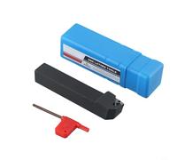 SER2020K16 - Soporte para herramientas de torneado de rosca externa derecha para tornos CNC, cuerpo de acero de aleación de 125 mm con inserciones de carburo 10× 16ER AG60 (ISO