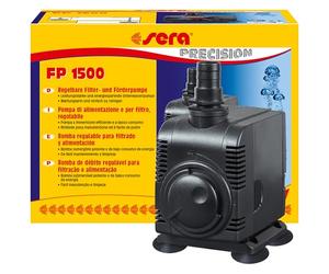 sera 30596 Bomba de filtro y suministro FP 1500 - Bombas subacuáticas regulables para acuarios de agua dulce y salada
