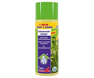 sera 3343-0 Flore 1 Carbo 500 ml - Fertilizante de Carbono para el Crecimiento óptimo