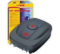 sera Air 550 r Plus | Bomba de Aire para Acuarios Medianos y Grandes y Estanques | hasta 550 l/h | Regulación Electrónica | 4 Membranas Independientes | 8 W