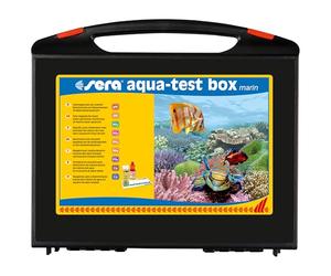 Sera Aqua Test Box Marin | Test de Agua para acuarios de Agua Salada | 8 Tests para los valores más Importantes del Agua