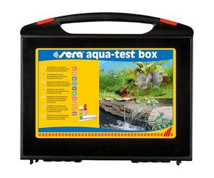 sera Aqua Test Box | sera Aqua-Test Box - Estuche de Tests para acuarios | 9 valores Diferentes | Control Regular de los valores del Agua