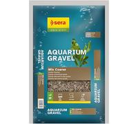 Sera Aquarium Gravel Mix Coarse 6 L | Sustrato para acuarios de Agua Dulce | para Peces, loricarídos y gambas | Aspecto Natural