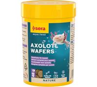 sera Axolotl Wafers 100 ml (40 g) | Pienso principal que disminuye para axolotl a partir de 12 cm, chips suaves y formaestables con prebióticos, alto contenido en proteínas, ácidos grasos omega y