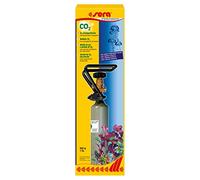 sera Bombona de gas comprimido CO2 de 500 g (con relleno de 450 g) - Botella de acero con asa de protección y botella con válvula exterior para instalaciones de CO2 (compatible con todas las instalaciones de CO2)