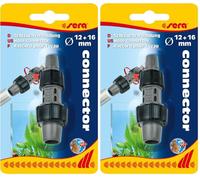 Sera Conexión para 12 a 16 mm para Acuario - para una fácil conexión de Dos mangueras (Paquete de 2)