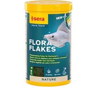 sera Flora Nature 1000 ml de alimento Vegetal de Copos con Ingredientes Ricos en Fibra y carotenoides, alimento en Copos para Acuario, alimento para Peces con Alta utilizabilidad, por lo Que Menos