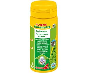 Sera Florenette - Cuidado líquido para Plantas acuáticas, 50 tabletas