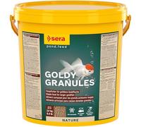 sera Goldy granules 10 L | Alimento Principal para Carpas Doradas Grandes | Granulado Flotante con 4% de Harina de Insectos | Favorece el Crecimiento y el Sistema Inmunitario | No Enturbia el Agua