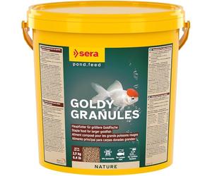 sera Goldy granules 10 L | alimento Principal para Carpas Doradas Grandes | granulado Flotante | favorece el Crecimiento y refuerza el Sistema inmunitario