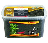 sera Gravel Anthracite 1-3 mm 6000 ml - Grava Natural de Color Antracita (Ø 1 - 3 mm) para Todos los acuarios de Agua Dulce y Salada