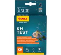 sera KH Test 15ml | para Acuario y Estanque | Mide la Dureza de Carbonatos para Estabilizar el pH | Kit de Análisis con Probeta, Jeringa y Hoja de Evaluación | Precisión hasta 390 °dKH