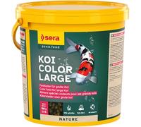 sera koi Color Large 3,8 L 980 g | alimento Natural Que Potencia los Colores, para una Vida Larga y Unos Colores vistosos de los Kois a Partir de 25 cm | granulado Flotante