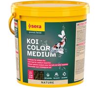 Sera koi Color Medium 3,8 L (1,3 kg) | alimento Natural Que Potencia los Colores, para Kois de Colores vistosos de Entre 12 y 25 cm | granulado Flotante