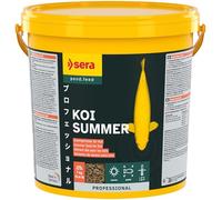 Sera koi Professional Summer 21 L (7 kg) | alimento energético para Kois, para temperaturas Superiores a 17 °c | gránulos flotantes 21.000 ml 7.000 g
