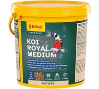 Sera koi Royal Medium 3,8 L (1 kg) | | Alimento para Peces koi de 12-25 cm | Granulado Flotante para Crecimiento equilibrado y Desarrollo Saludable | Fácil de digerir | para Todo el año