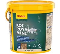 Sera - Alimento Completo Koi Royal Mini (2 mm) para el Desarrollo óptimo de Peces Koi hasta 12 cm, con prebióticos, Menor Carga de Agua y Menos Algas