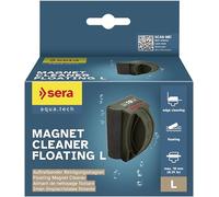 sera Magnet Cleaner Floating L 10 mm Glass | Imán de Limpieza Flotante | Imán de Algas Flotante para acurium