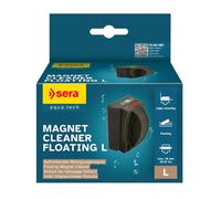 sera Magnet Cleaner Floating L 10 mm Glass | Imán de Limpieza Flotante | Imán de Algas Flotante para acurium