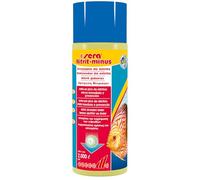 sera Nitrito Menos 500 ml - Purificador de Agua para Acuario, Ayuda inmediata contra nitrito, Elimina hasta 1,5 MG/l de nitrito por dosificación previene el Pico de nitrito