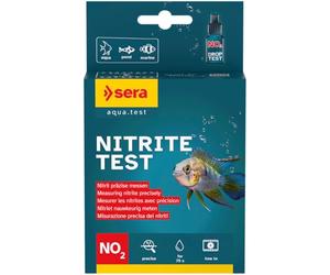 sera Nitrite Test 15ml | Mide el Nitrito para Detectar Picos Tóxicos y Proteger Peces e Invertebrados | Kit con Probeta, Jeringa y Hoja de Evaluación | para Acuarios y Estanques