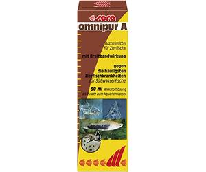 Sera omnipur S 50 ml - Medicamento para Peces contra Las Enfermedades más comunes de los Peces Ornamentales en Agua Dulce, Medicina para acuarios