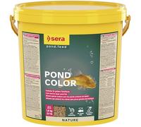 sera Pond Color 10 L 1,8 KG | Alimento para Peces Grandes de Estanque | Sticks flotantes con 4% de harina de Krill | para Colores intensos y Puros | Alimentación Completa Durante Todo el año