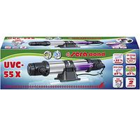 sera 32308 Pond UVC 55X - Clarificador de Agua UV-C 55 W, contra el Agua Verde en el Estanque, antialgas flotantes, sin Productos químicos, clarificador UVC, 1 Unidad (1 Unidad)