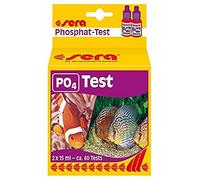 sera Prueba de fosfato 04930 (P04), prueba de agua para aproximadamente 60 mediciones, mide de forma fiable y precisa el contenido de fosfatos, para agua dulce y de mar, en acuario o estanque, 1 unidad (1 unidad)
