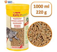 Sera Raffy P 1000 Ml (220 G) - Alimento Completo En Gránulos Para Tortugas