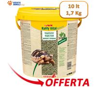 Sera Raffy Vital 10 L (1,7 Kg) - Alimento Para Tortugas De Tierra Y Reptiles