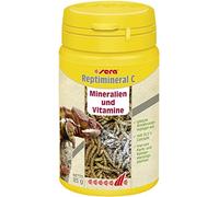 Sera Repptimineral C 100 ml de alimento complementario de una Mezcla concentrada de minerales y vitaminas para Todos los Reptiles y Tortugas de Agua, se adhiere Perfectamente a la Comida Viva