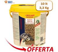 Sera Reptil Carnivor Nature 10L (3,3 KG) - de la Alimentación para