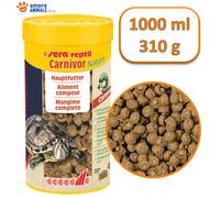 Sera Reptil Carnívoro Nature 1000 Ml (310 G) - Alimento Para Reptiles Carnívoros
