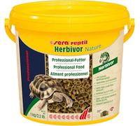 Sera Reptil Professional herbivor Nature 3,8 L (1 kg) | alimento para Iguanas y Tortugas sin colorantes ni conservantes 3.800 ml 1.000 g | proporción Ca/P óptima | Hierbas Naturales