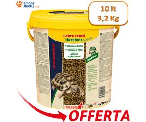 Sera Reptil Suero Nature 10L (3,2 KG) - de la Alimentación para Herbívoros