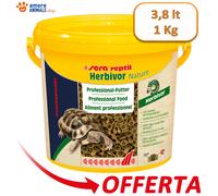 Sera Reptil Suero Nature 3,8L (1 KG) - de la Alimentación para Herbívoros