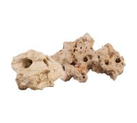 Sera Rock Hole Stone - Roca Beige Agujereada Natural para Acuarios - L - 2/3 kg