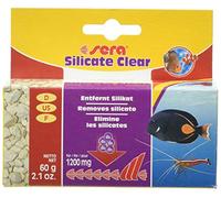 Sera silicate clear 60 g - Eliminación duradera de silicato de silicato del nutriente de algas de sílice para agua dulce y agua de mar (material de filtro en calidad de laboratorio).