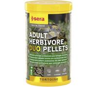 sera Tortoise Adult Herbivore Duo Pellets 1.000ml (330g) | Alimento para Tortugas terrestres | Comida Tortuga | Tabien para Iguanas | Comida Natural con Hierbas | Alta aceptación y fácil digestión