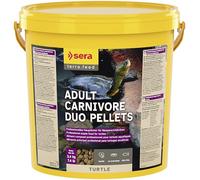 sera Turtle Adult Carnivore Duo Pellets 10L (3,4kg) | Comida para Tortugas de Agua Adultas carnívoras | Alimento Premium para Tortugas | Alto Contenido de Pescado | Comida Tortuga