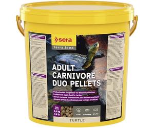 sera Turtle Adult Carnivore Duo Pellets 10L (3,4kg) | Comida para Tortugas de Agua Adultas carnívoras | Alimento Premium para Tortugas | Alto Contenido de Pescado | Comida Tortuga