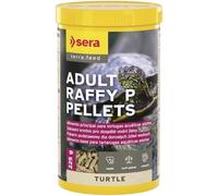 sera Turtle Adult Raffy P Pellets 1.000ml (220g) | Comida para Tortugas de Agua carnívoras Adultas | Comida Tortuga | Pellets Ricos en proteínas | Alimento para Tortugas de Agua