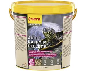 sera Turtle Adult Raffy P Pellets 10L (2,35kg) | Comida para Tortugas de Agua carnívoras Adultas | Comida Tortuga | Pellets Ricos en proteínas | Alimento para Tortugas de Agua