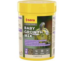 sera Turtle Baby Growth Mix 100 ml (30 g) | Comida Tortuga para Tortuga Acuática | Comida Tortugas de Tierra y Acuáticas | Rico en Proteínas y Vitaminas | Favorece el Crecimiento