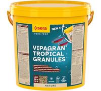 sera vipagran granules 10 L | alimento Principal para Peces Ornamentales | granulado Blando Que Mantiene su Forma | favorece un Crecimiento Sano y el Desarrollo